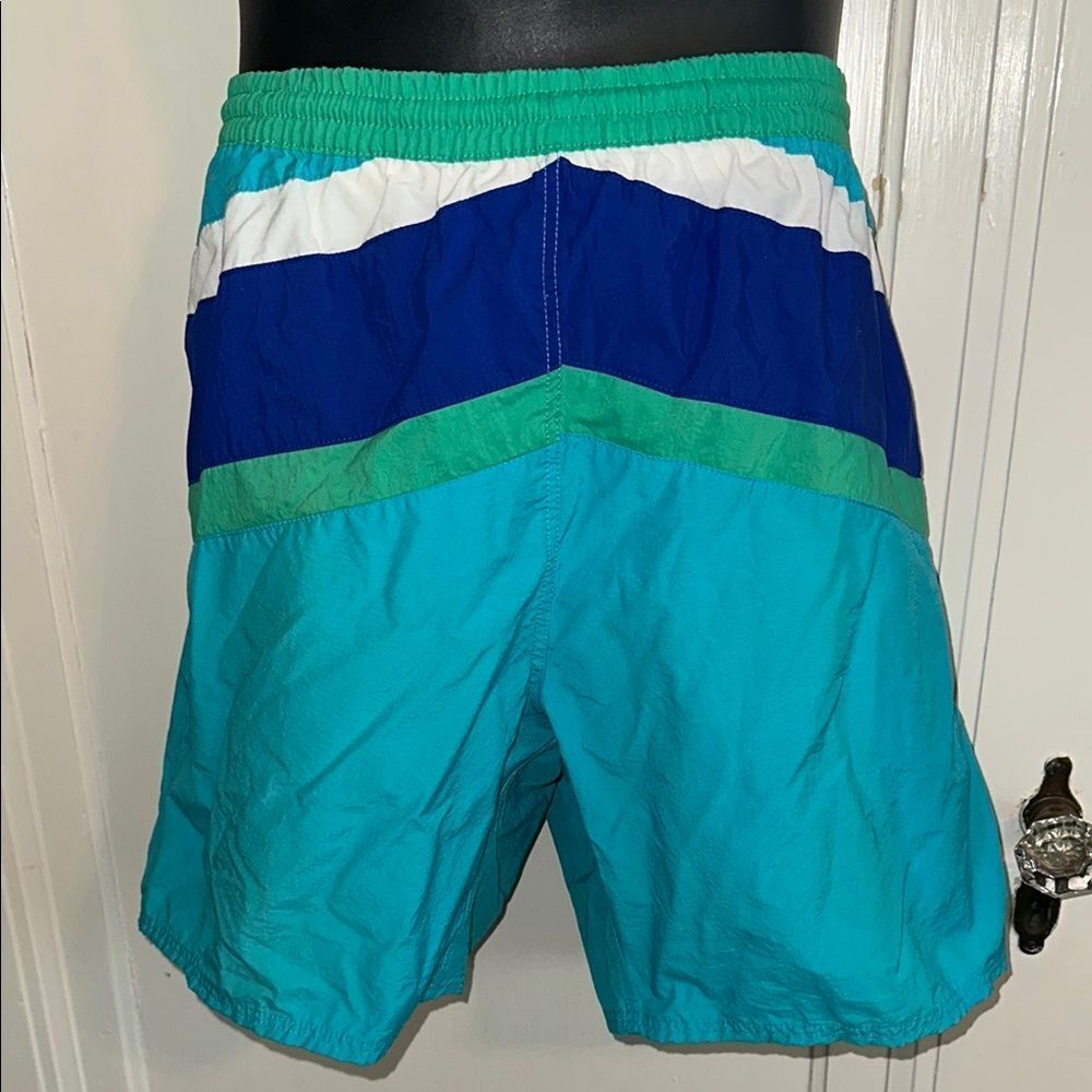 Vintage late 80s/early 90s 417 Van Heusen‎ Colorful Men's Swim Shorts